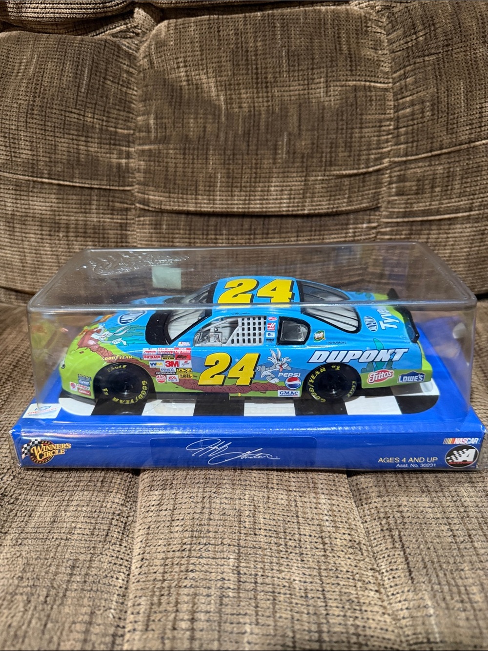 Jeff Gordon Looney Tunes Pepsi Die-Cast Race Car Toy with Number 24